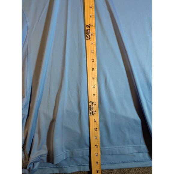 Adidas Golf Club Polo Shirt ClimaCool Men's Blue Quicksilver Size Large - Picture 2 of 10